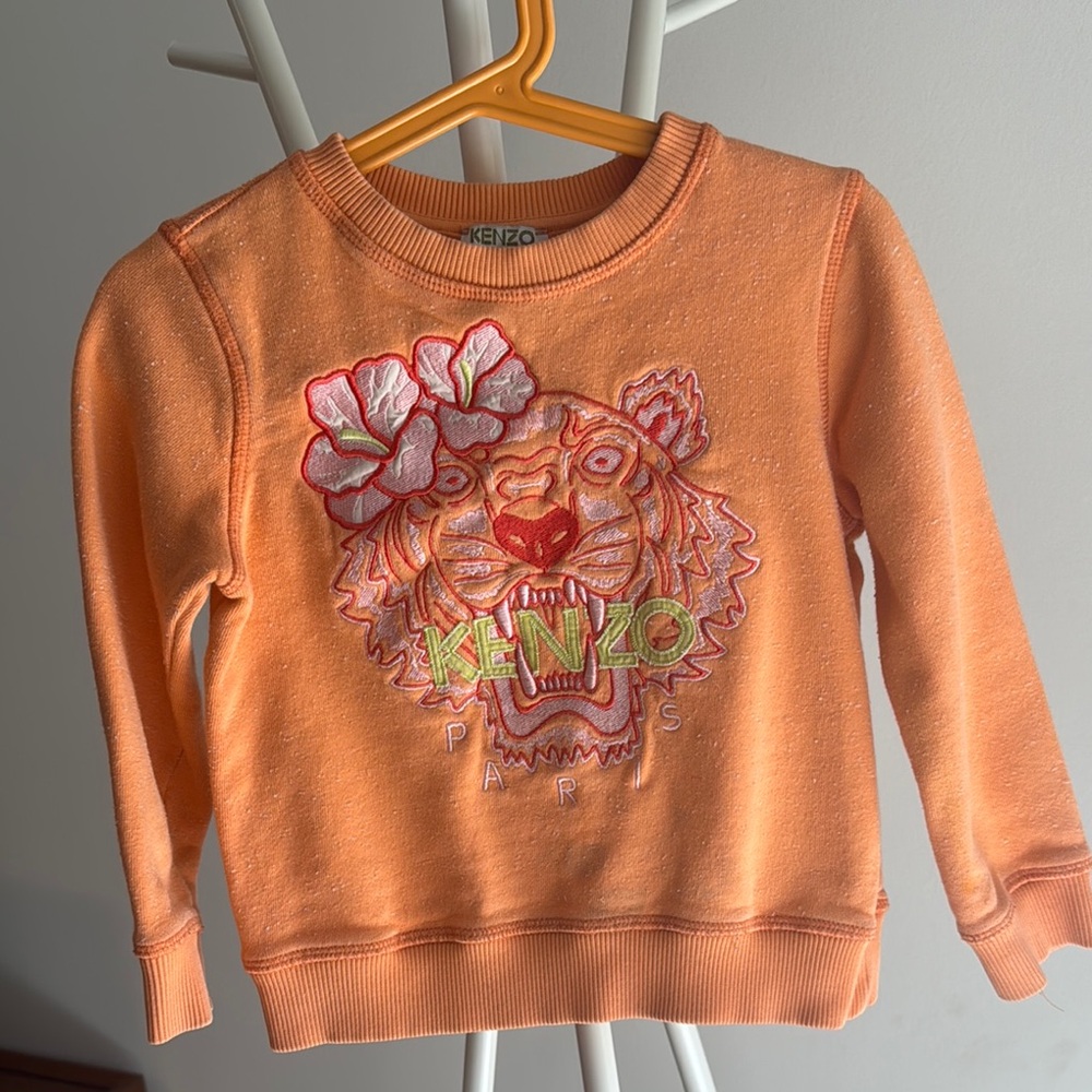 Kenzo Orange Tiger Sweatshirt